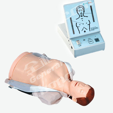 Meio - manequim do treinamento do manequim do treinamento do CPR do corpo e dos primeiros socorros